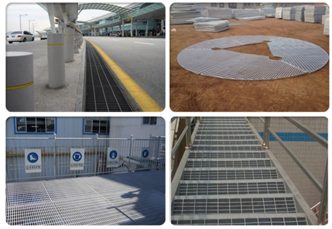 40x5x3 Outdoor Floor Forge Walkway Galvanised Steel Grating Industrial Grates