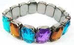 Acrylic stretch bracelet