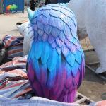 Programmable Fiberglass Animatronic Owl For Amusement Park