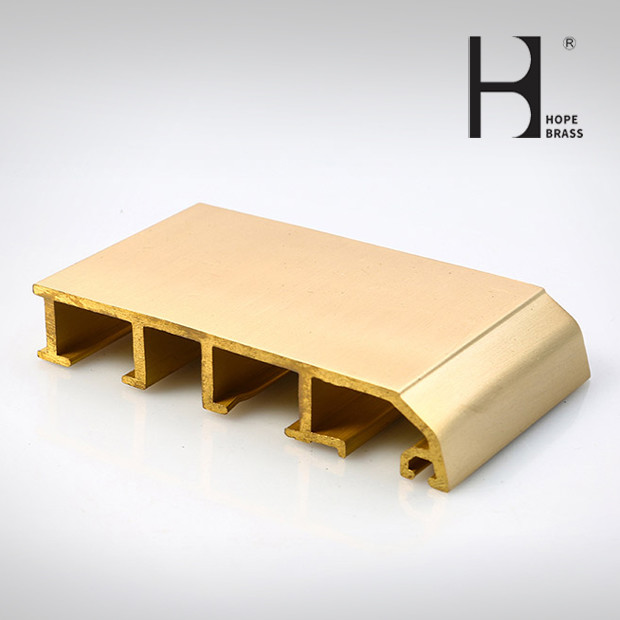 Fadeless Brass Door Frame , HPB58-3 Brass Casement Window Hardware