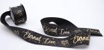 Sustainable Gift Wrap Ribbon with Customized Logo Double Faced Satin
