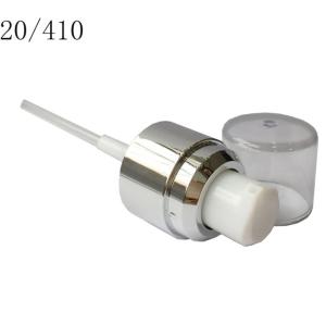 China Cream Dispenser OEM Cosmetic Lotion Pump With Transparent Cap wholesale