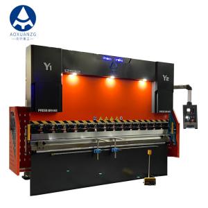 China Hydraulic Torsion Bar Press Brake 125T Pressure 5mm Sheet Metal Hydraulic Bending Machine 3200mm wholesale