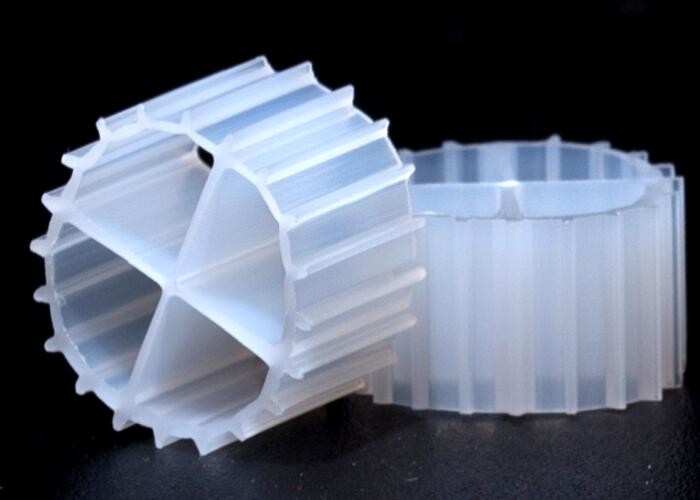 11*7mm MBBR Bio Filter Media K1 With White Color And Virgin HDPE Material