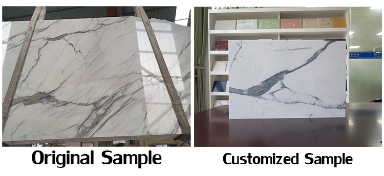 Commercial Bathroom vanity top remodelling Customized engineering Quartz Stone Countertops