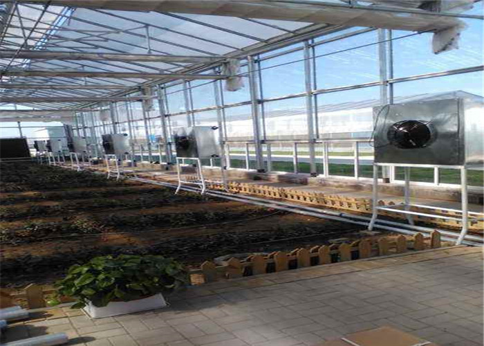 High Durability Greenhouse Heating System Solar Fan / Air Blower Automatic Control