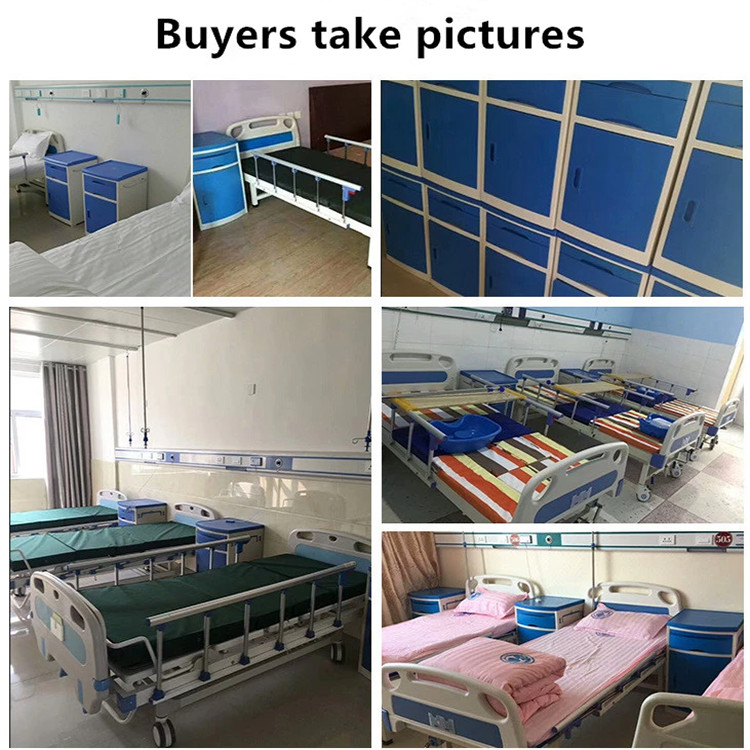OEM Three Rockers Manual Nursing Bed For Hospital Clinic