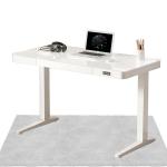 Modern Electric Height Adjustable Desk for Home Office 710 mm Small Glass