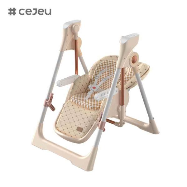 CJ-YY-018 Professional Supplier's Electric 2-in-1 High Swing Chair Multifunction Booster Rocking Dining Chair for Baby Children Dining