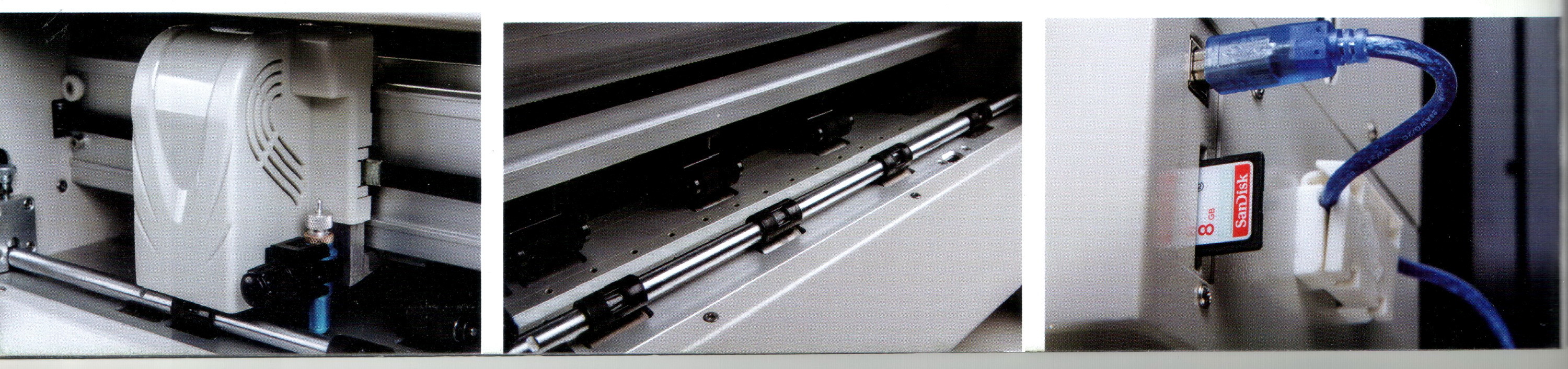 Servo Based 330mm Die Cut Sticker Machine 330mmX488mm Contour Cut Range