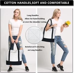 China Stationery Storage Eco Canvas Bags Fine Printed Cotton Shopping Bags wholesale