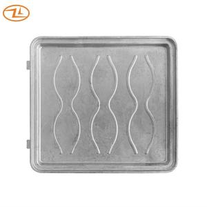 China Oven Plate Aluminum Die Casting Parts passivation Customized wholesale