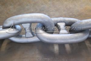 China Heavy Duty Alloy Steel Marine Anchor Chain Long And Short Link Stud Chain wholesale