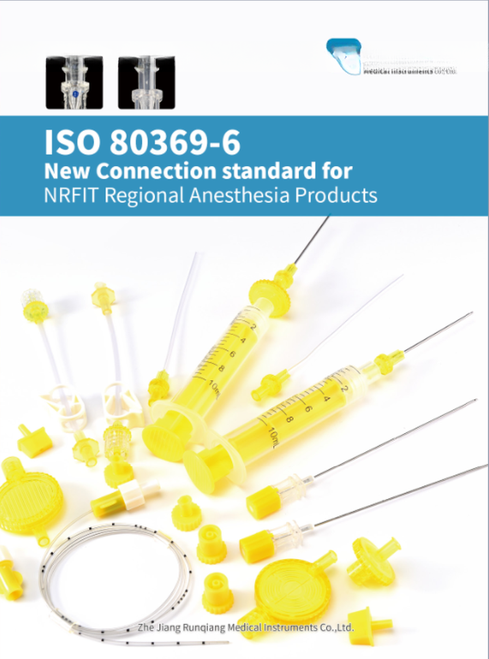 Seamless Adaptor from Luer Connector to NRFIT Connector for Medical
