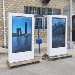2500nits AC240V Outdoor Wall Mounted Kiosk Digital Signage