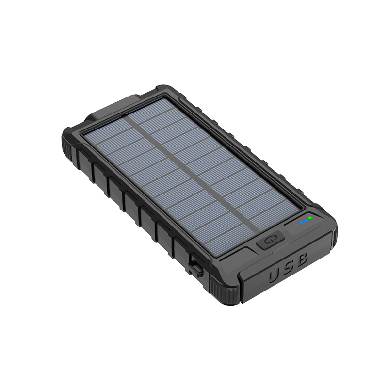 ABS Compass Solar Power Bank 10000mAh for Outdoor Charging and Emergency Situations