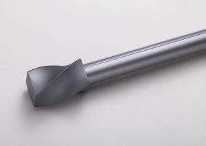 China Length customized Thickness 1.5mm Aluminum Curtain Rod Bay Window Curtain Rod Thickened wholesale