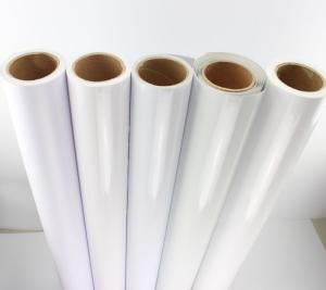 China Color Penetration Clear Adhesive Vinyl Roll For Outdoor Promotional Graphics wholesale