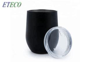 China Various Colors Travel Metal Coffee Mug With Lid , Vacuum Insulated Wine Glass wholesale
