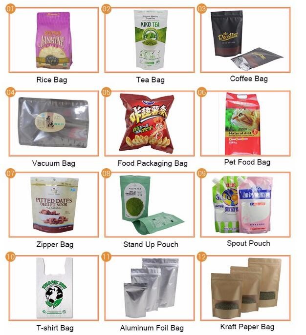 Custom Printing FDA Food Material Plastic Material k Poly Bag Black Plastic Zipper Bags Wholesale