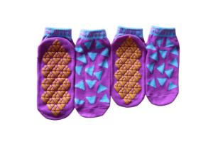 China Children 's Trampoline Socks UK Boogie Bounce Grip Socks For Barre Class wholesale