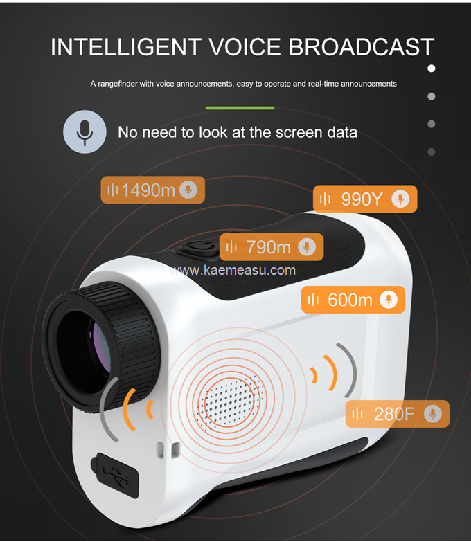 kaemeasu Multifunctional Laser Rangefinder Data Broadcast Golf Range Finder Telescope J800