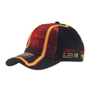 China Breathable 100% Polyester Baseball Caps With Flat Embroidery Logo wholesale
