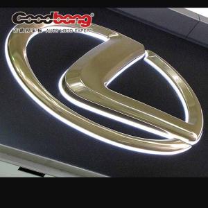 China LED Backlit Plastic Chrome Car Logo Letter wholesale