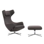 Grand repos lounge chair with ottoman by Antonio Citterio