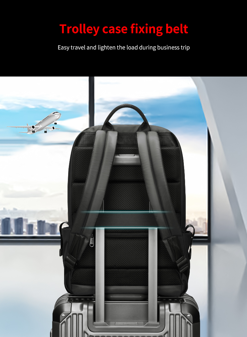 New fashion lightweight back pack college commute waterproof school bags men travel laptop backpack