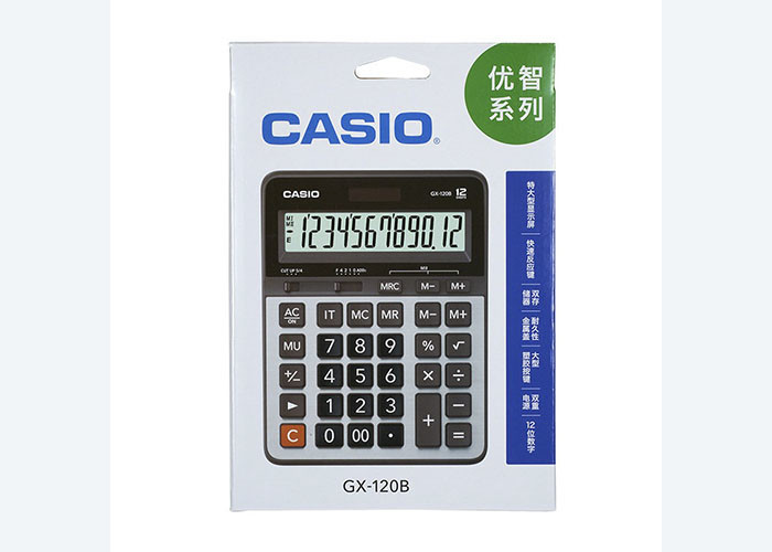For Authentic Casio/ Casio GX-120B large size calculator 12-digit simple business office computer