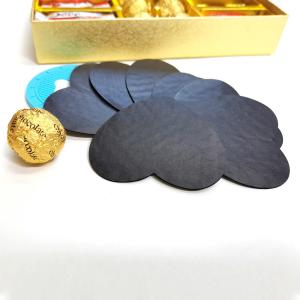 China OEM Logo White Black CMYK Printing Round Candy Pads Uncoated wholesale