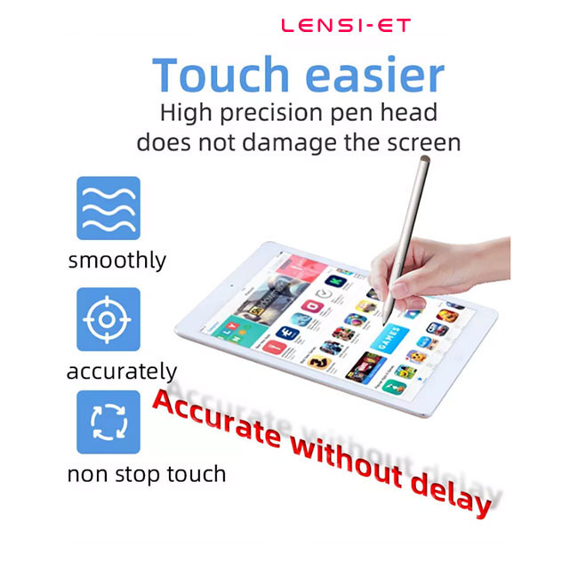 Engineer Painting Aluminum Stylus Pen Drawing Tablet Pencil Black White