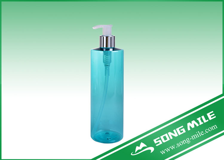Empty 250ml 8oz Pet Clear Plastic Lotion Bottle with Pump