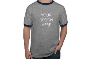 China Size Men's T - Shirts Short Sleeve Splice Rib Cuff / Cotton Casual Mens Apparel wholesale