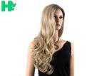 Machine Made Heat Resistant Full Lace Synthetic Wigs No Shedding