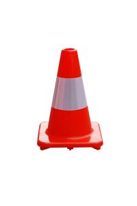 China 12inch Reflective Orange PVC Road Cone Safety Barricade Cone wholesale