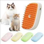 3-in-1 Cat Steam Brush Hot Sell For Pet Grooming Water Spray Hair Removal Light
