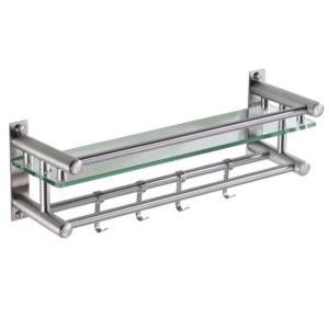 China Morden Bathroom Hardware Accessories Rectangular Rack Wall Mounted wholesale