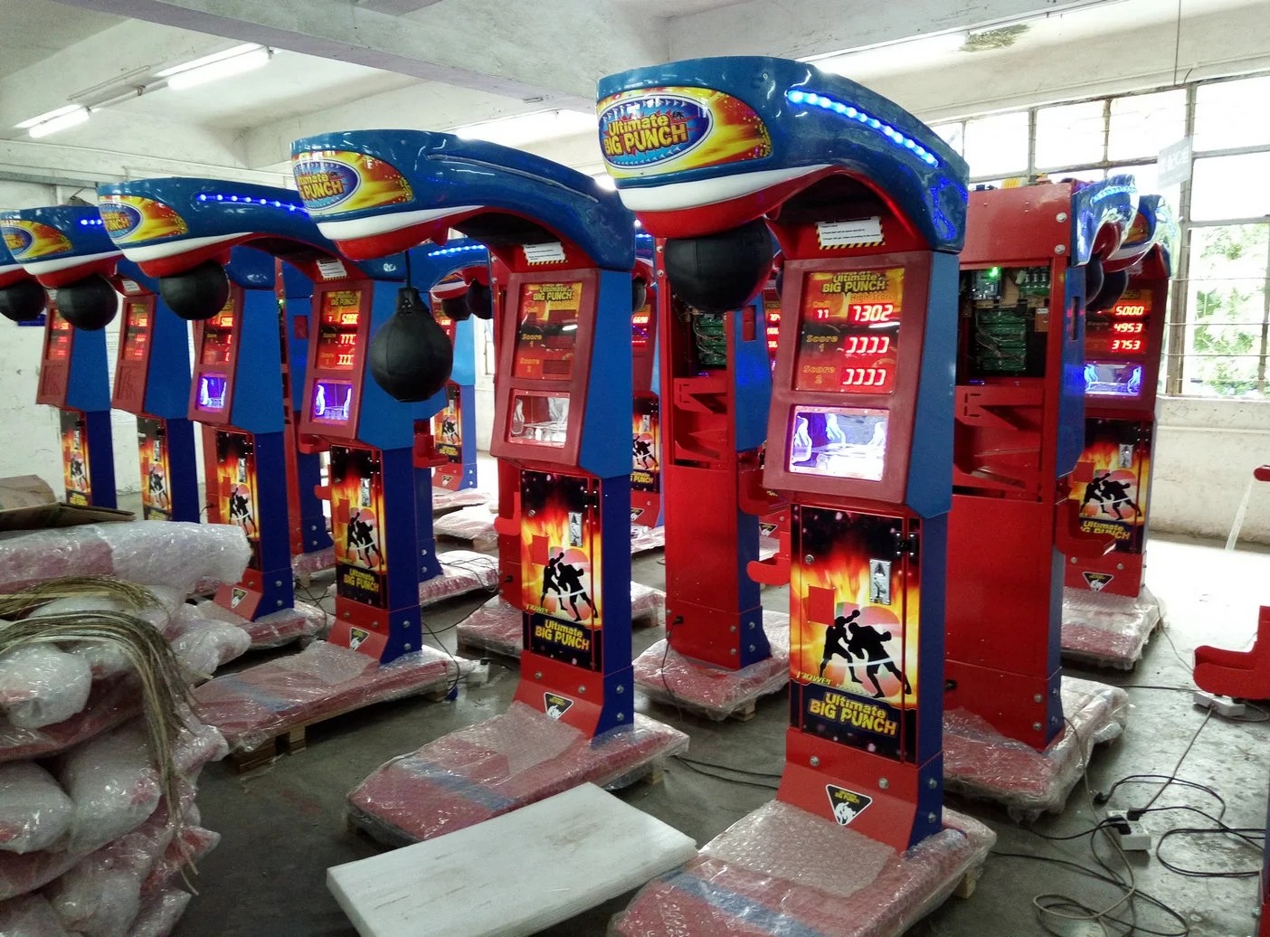 Boxing Champion Arcade Video Game Machine For Adult Wood Frame Material