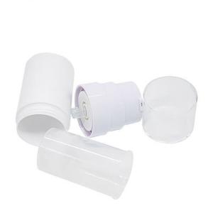 China Acrylic White Serum Matte PP Silver Airless Pump Bottle 30ml 50ml wholesale