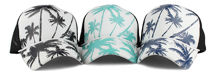 Sublimation Custom 5 Panel Trucker Cap Adults Size Adjustable Style Mesh Hat
