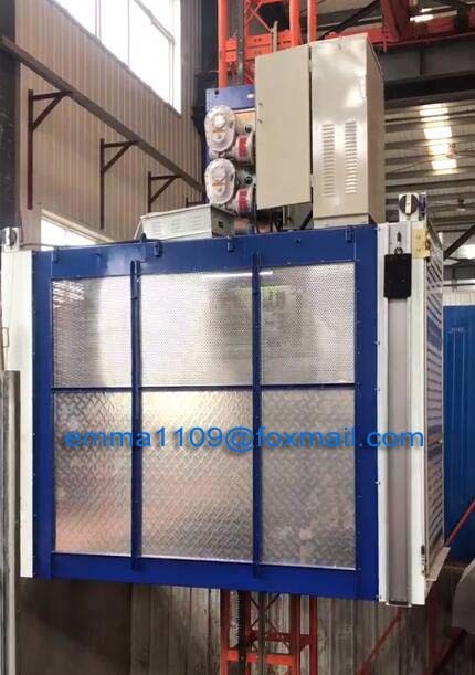 SC Passenger Hoist SC200/200 Duble Cabinet Height 110 meters Speed 63 m/min