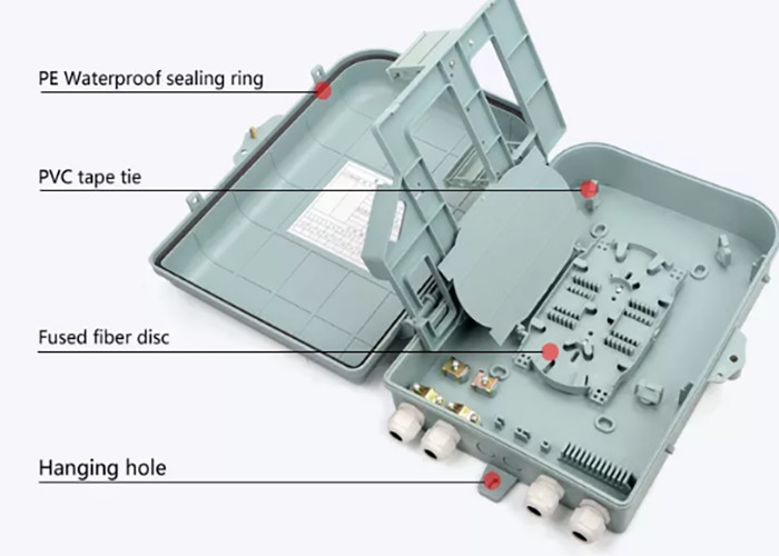 ISP ODN Fiber Optical Wall Outdoor FTTX FAT CTO Box 24 Core 1x16
