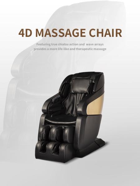 3d Zero Gravity Massage Chair PU ROHS Electric Full Body Shiatsu Massage Chair