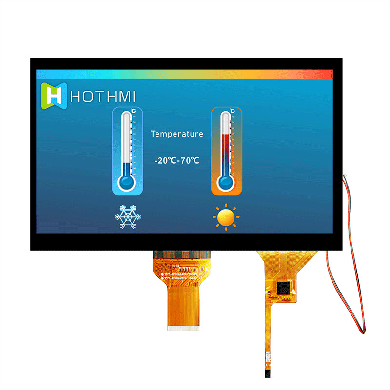 10.1 Inch 1024x600 LVDS IPS Sunlight Readable TFT LCD Module With Pcap Monitor