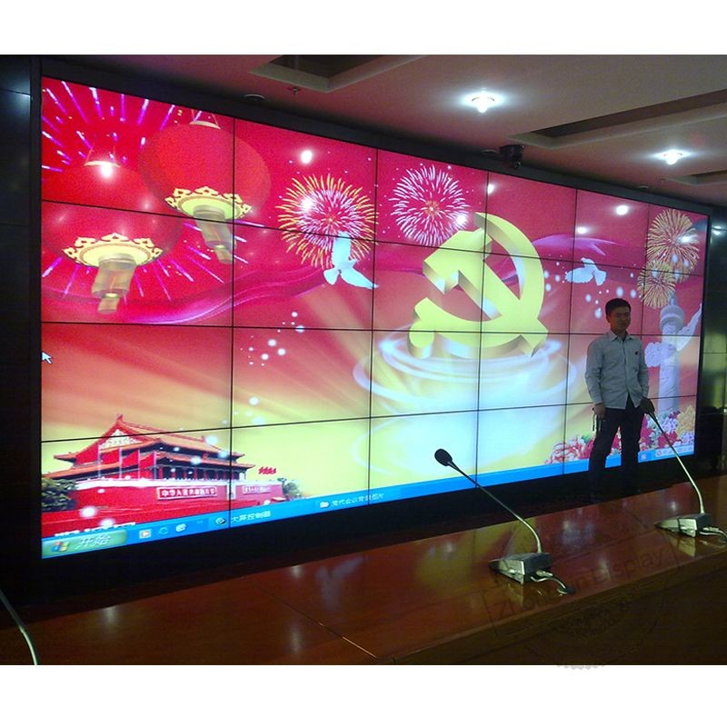 55 Inch Samsung 3.5mm Bezel Video Wall LCD Panel for High Definition Display