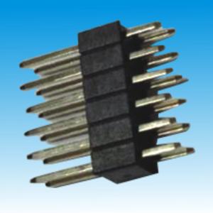 China 2.54mm Pin Header Dual Row Straight Right Angle wholesale
