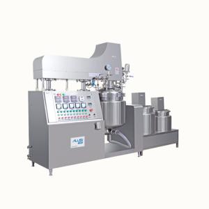China Cream Mixer Cosmet 0-65rpm Vacuum Emulsifying Mixer Ointment Mixing Making Machine wholesale