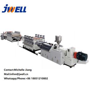China Jwell Kitchen Cabinet PVC Foam Board Extrusion Line wholesale